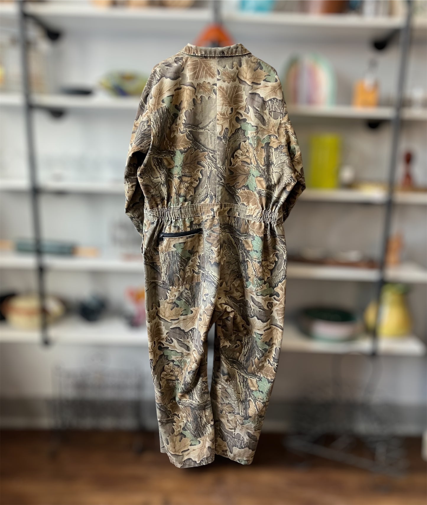 American Traditions Camo Vintage 90s Full Length Coveralls Jumpsuit 3XL