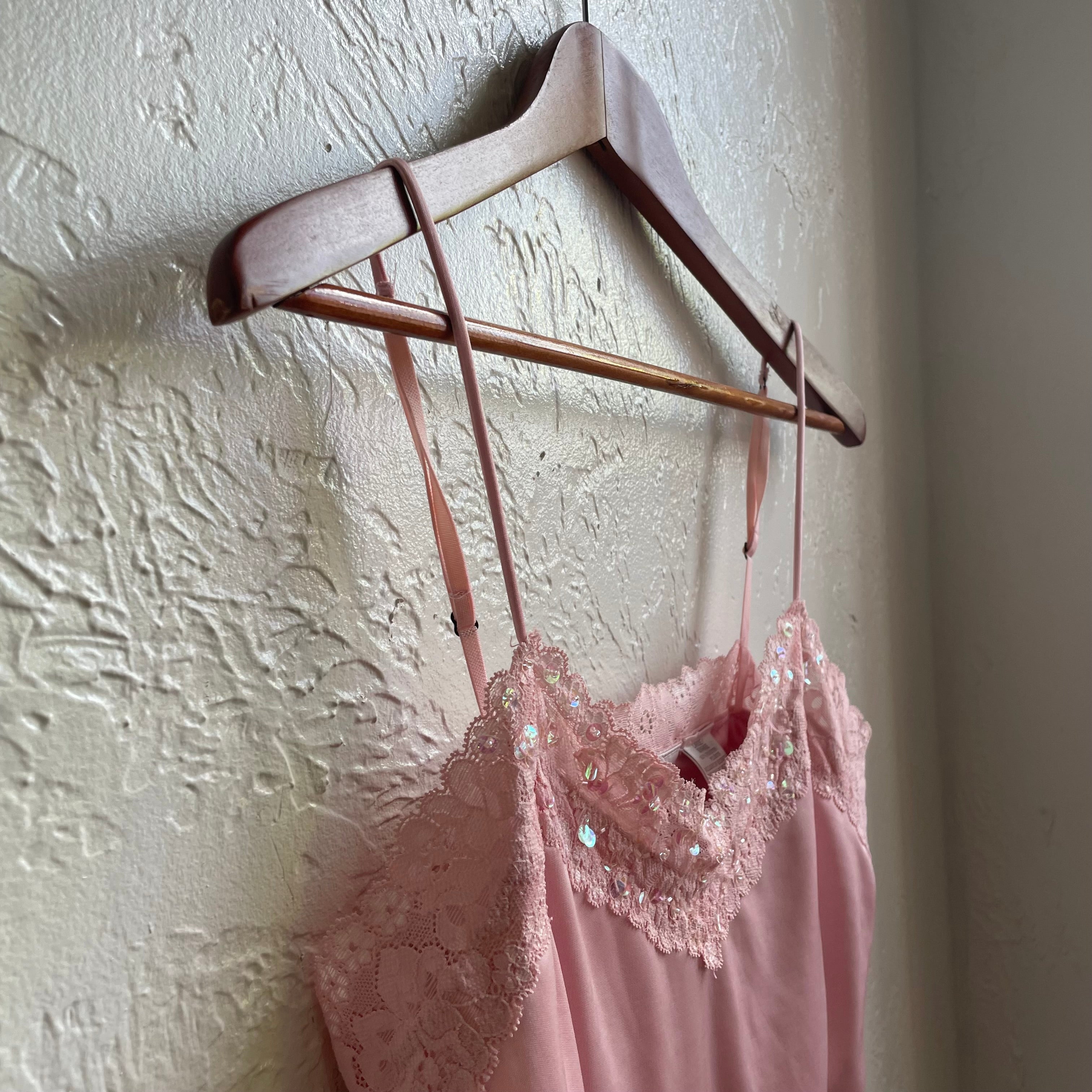 Baby Pink Sequenced Lace Top| Large