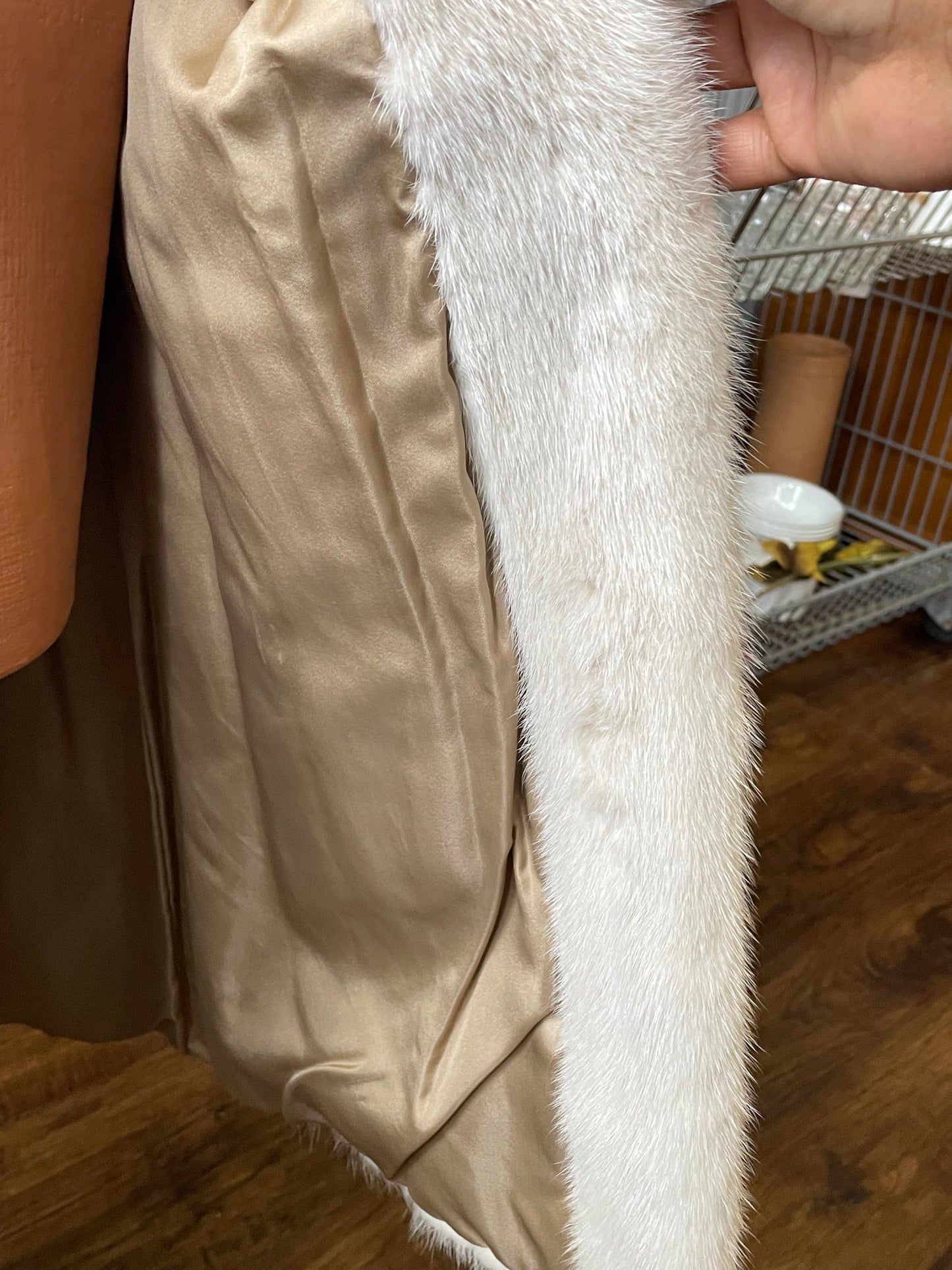 White Mink & Fox Coat | Small