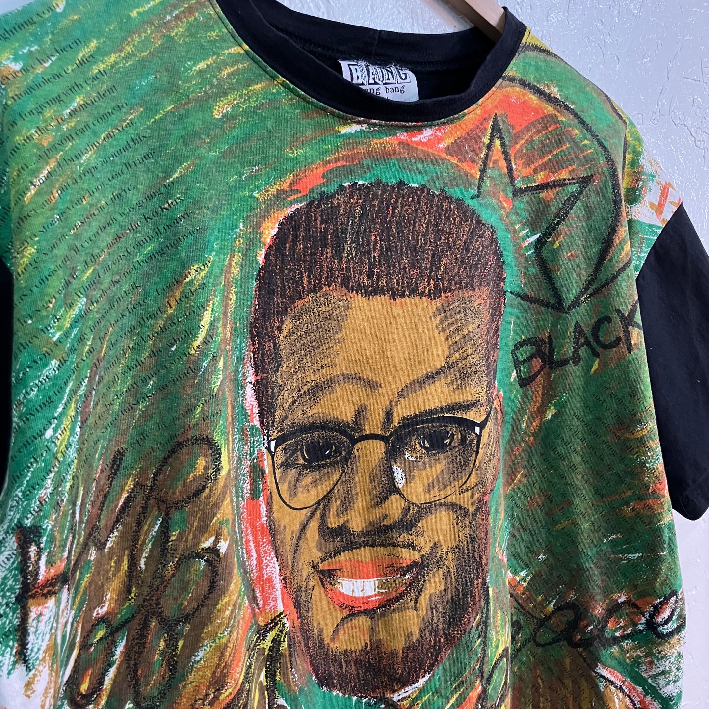 Malcolm X T-shirt Vintage 90’s| Large