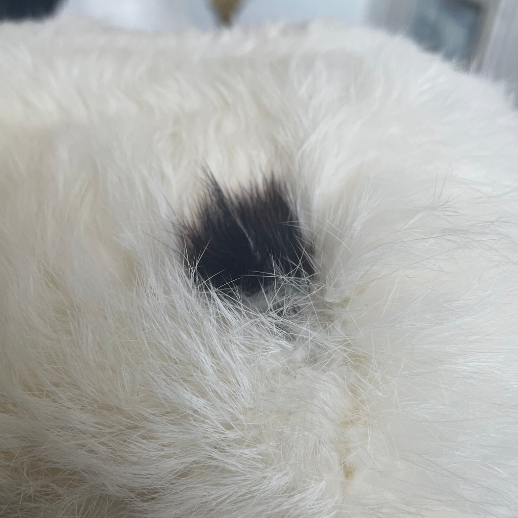 Rabbit Fur Hand Warmer Muff Vintage