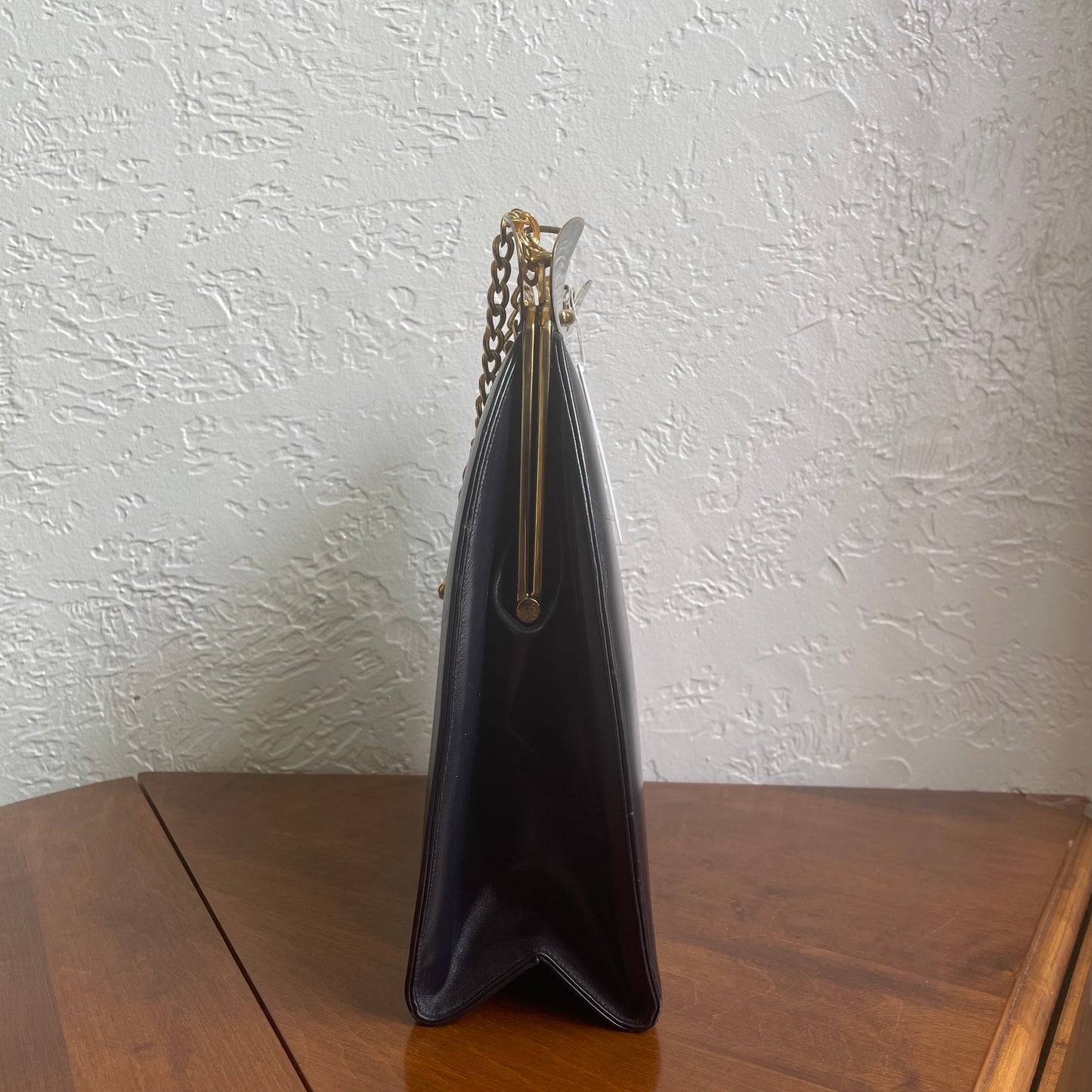 Vintage Patent Leather Evening Bag