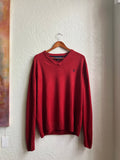 Red Polo Sweater | XL