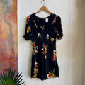 Free People Neon Garden Mini Dress | Size 4