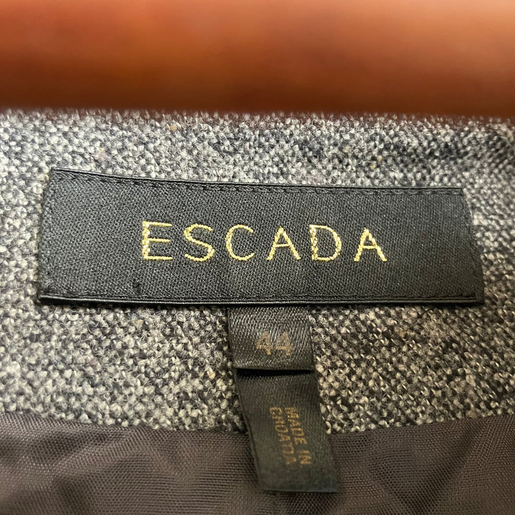 Escada Grey Blazer Jacket | Size 44/XL