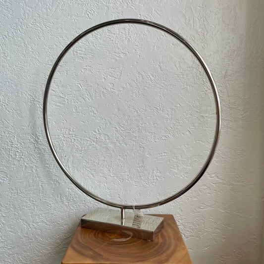 Pottery Barn Large Metal Circular Ring Sculpture