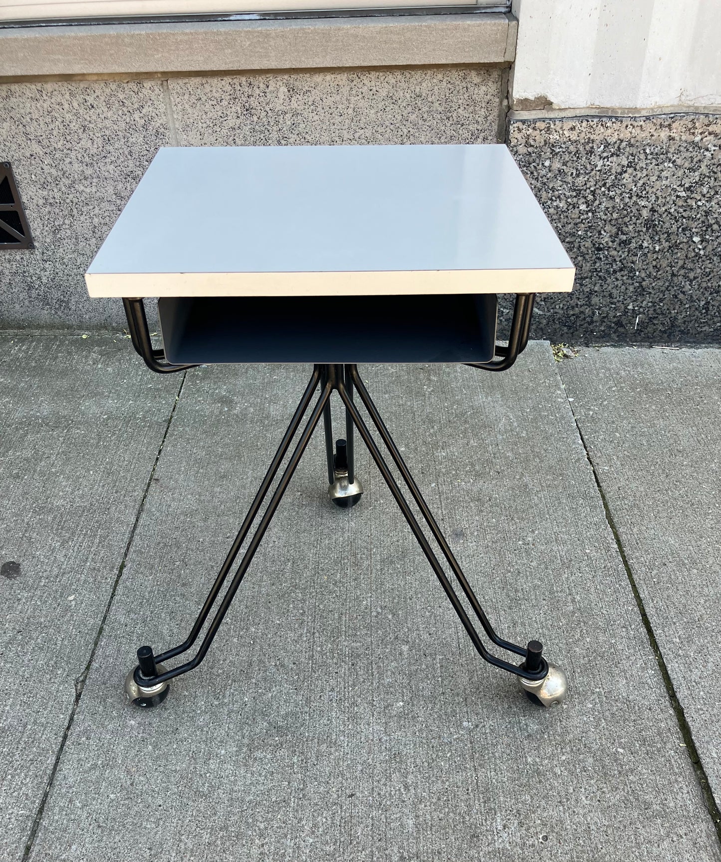 Mid-Century Eliot Moyes Rolling Table