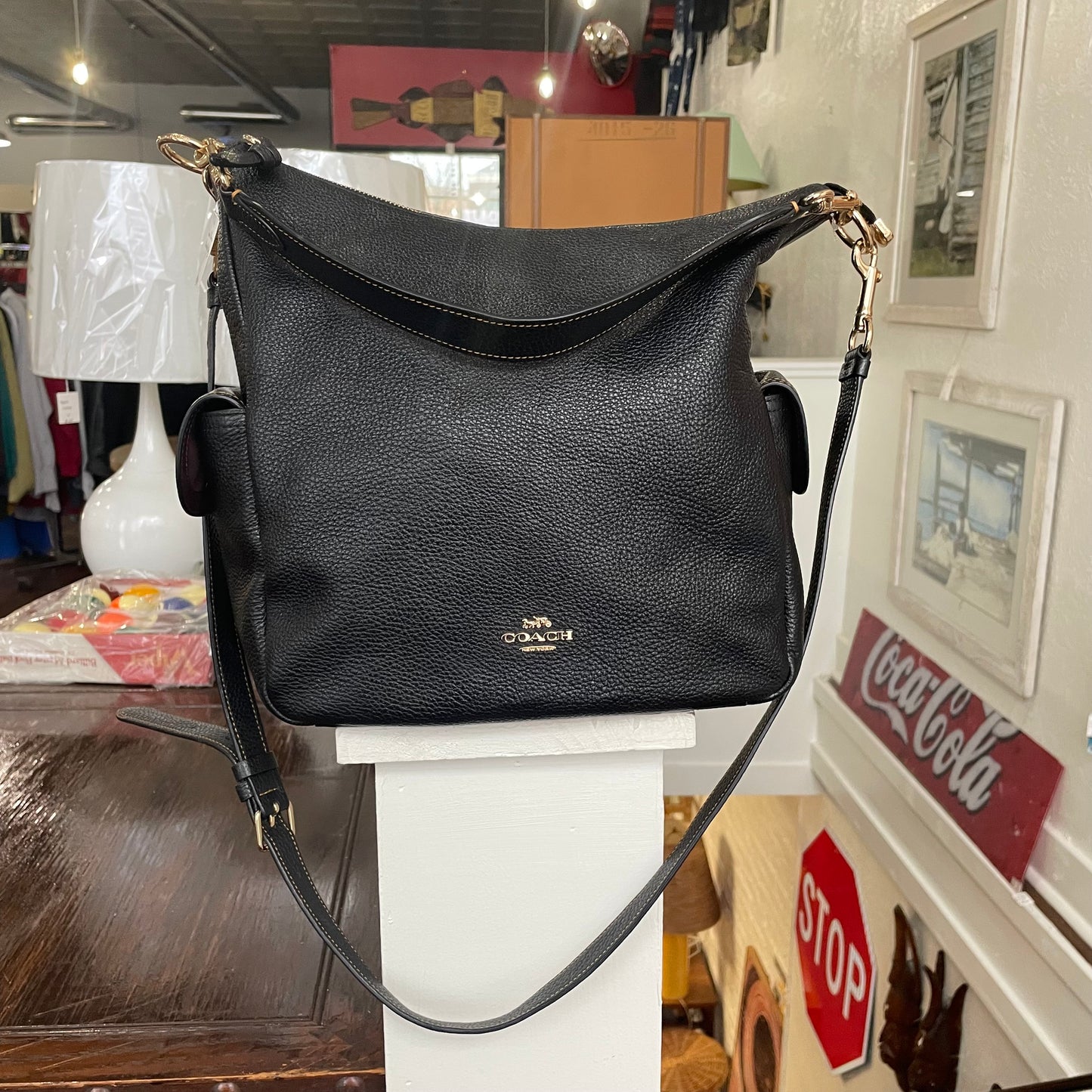 Coach Black Pennie Shoulder Bag