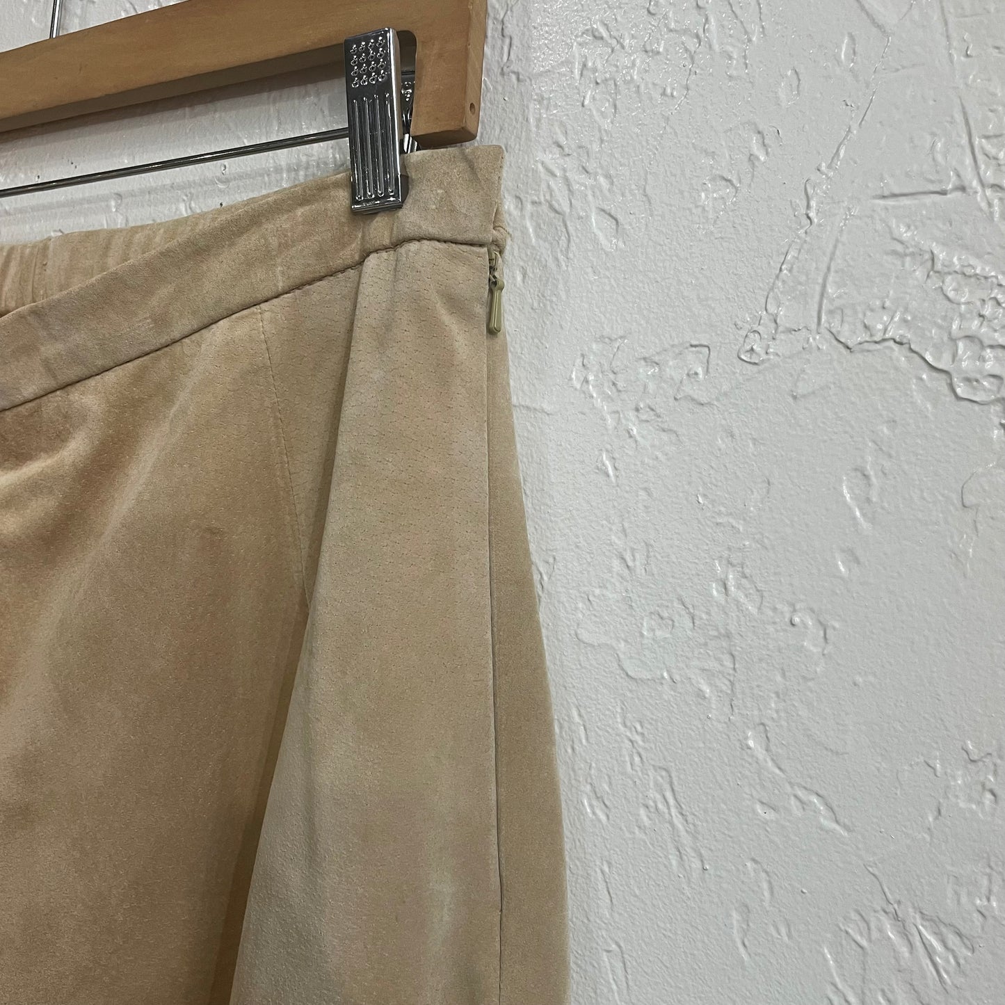 Nude Leather Pants 1990’s | Size 12