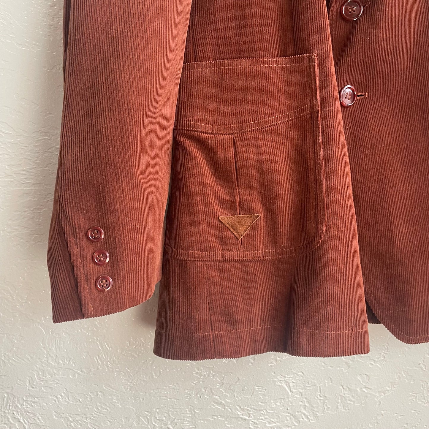 1970s Men’s 3-Piece Corduroy Suit Set | Large