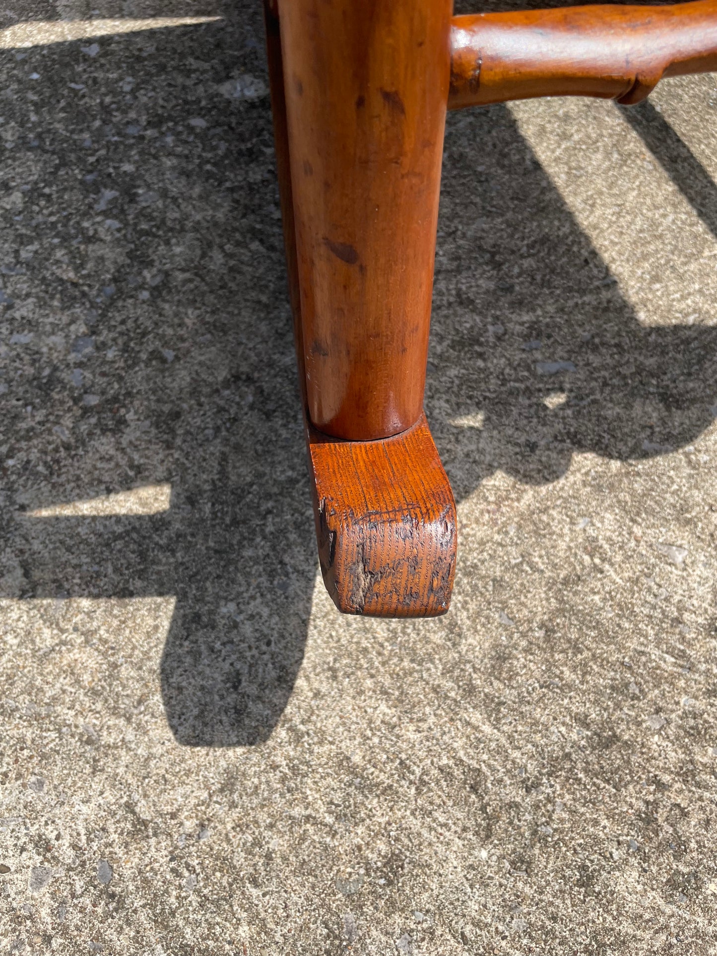 Antique Ladder Back Rocking Chair