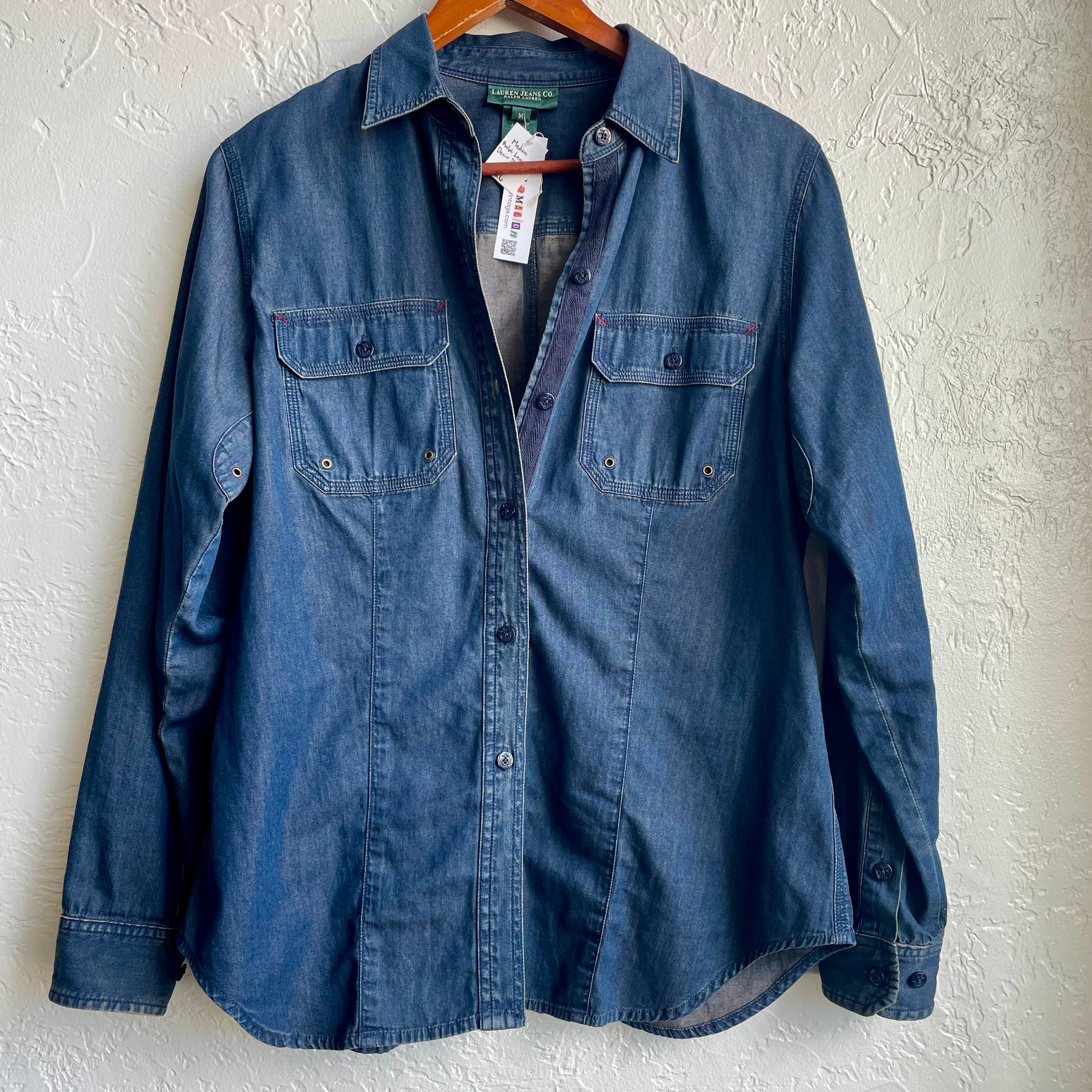 Ralph Lauren Denim Button Down Shirt | Medium