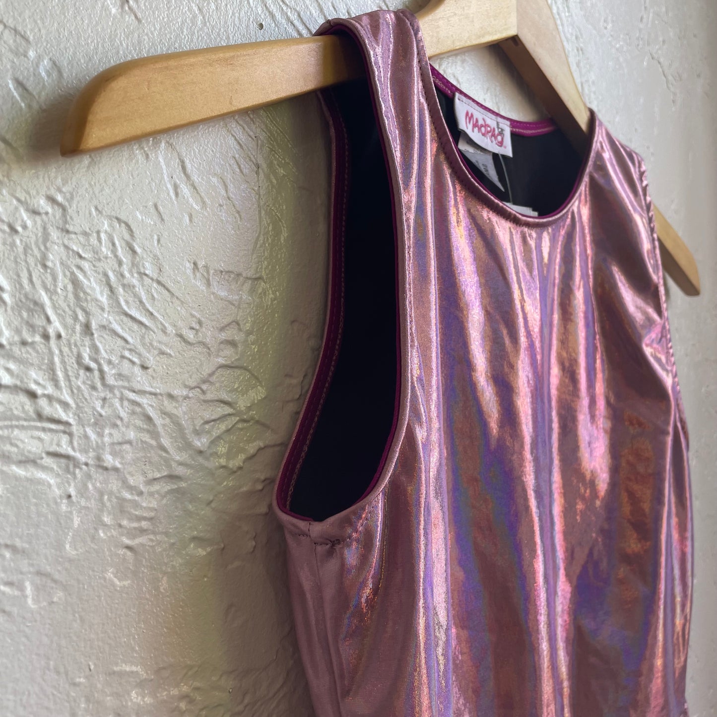 Pink Holographic Party Top Size | Small
