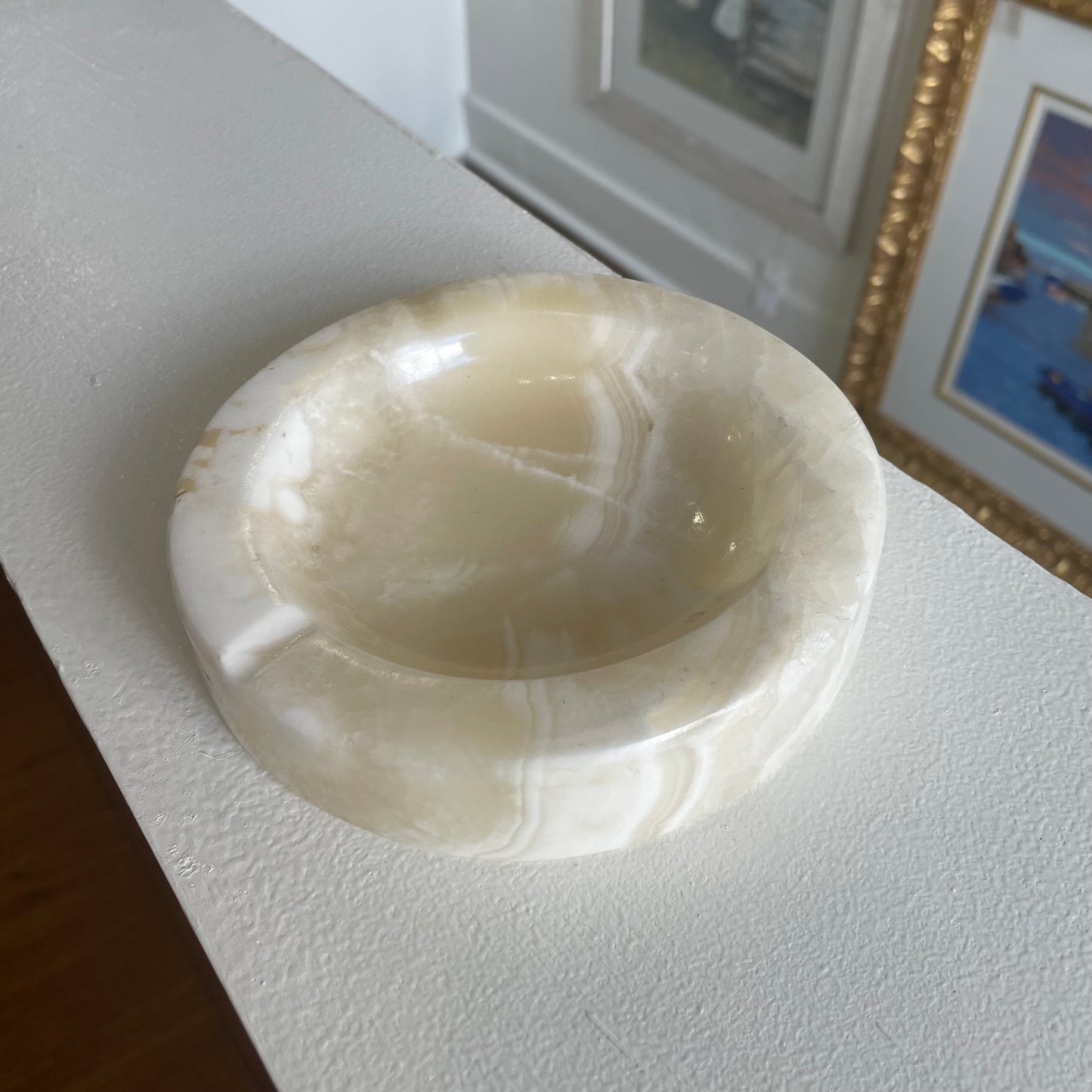 Onyx Round Ashtray