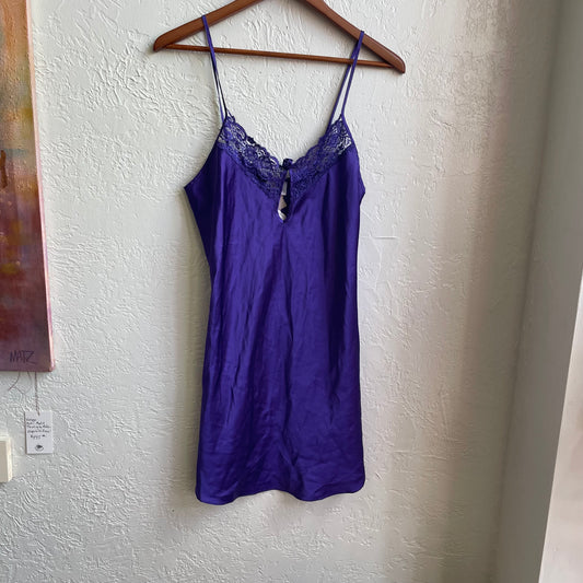 Purple Lace Detailed Lingerie Dress | Medium