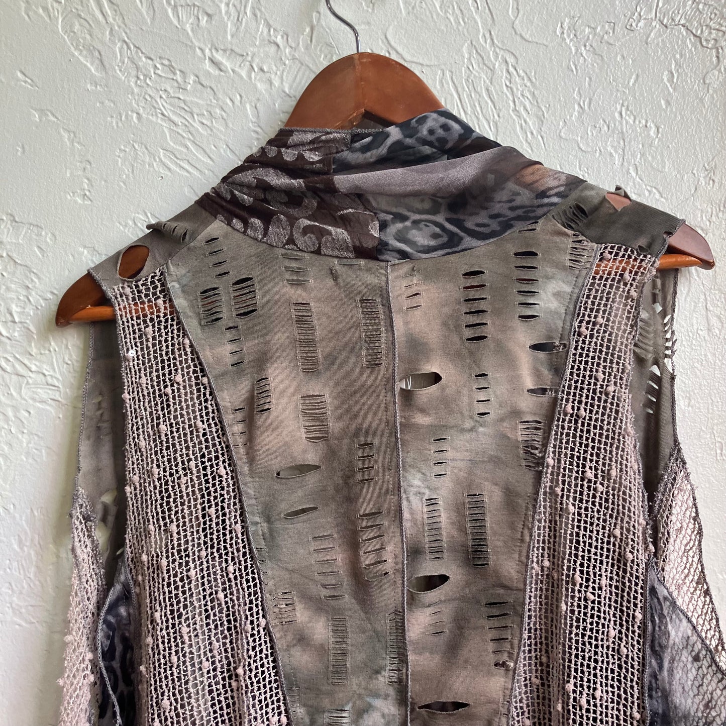 Patchwork Multi Print Cardigan | XL