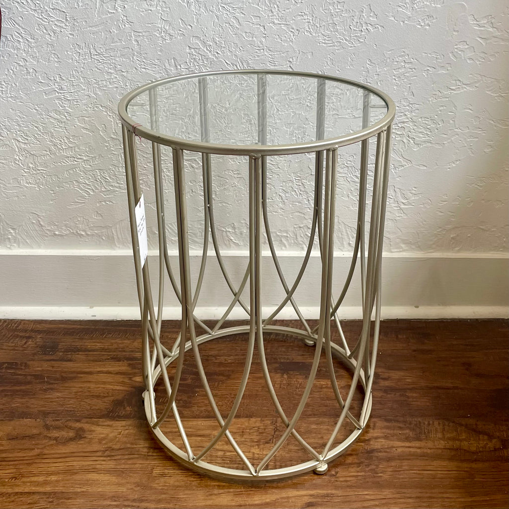 Modern Brush Metal Side Table