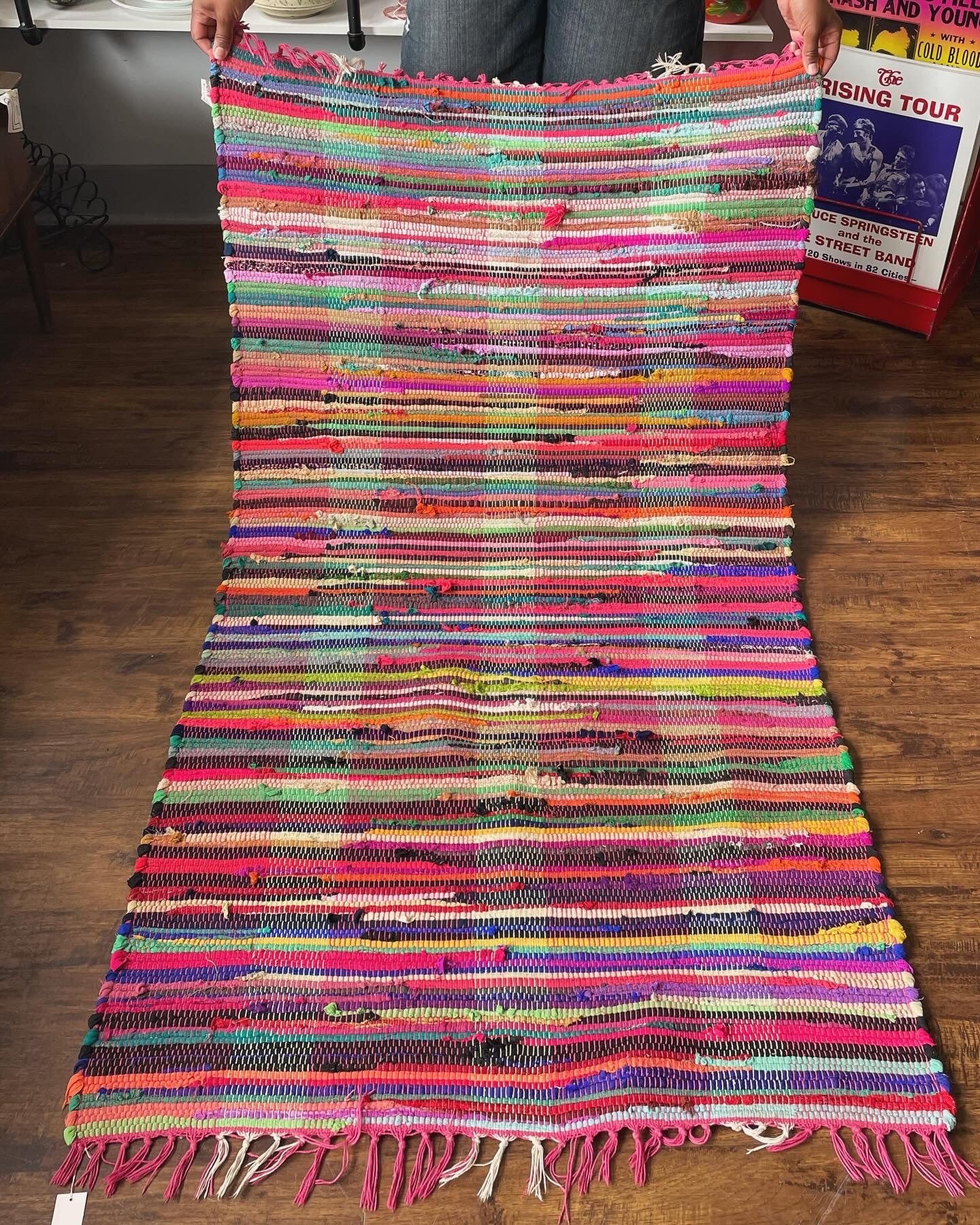 Hand Knotted Multi Color Rug