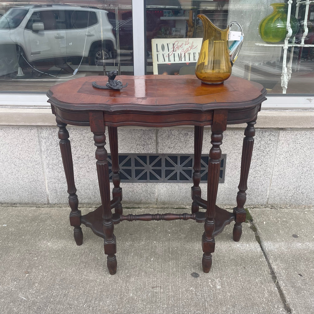 Mahogany 6 Leg Parlor Table Early 20th Century