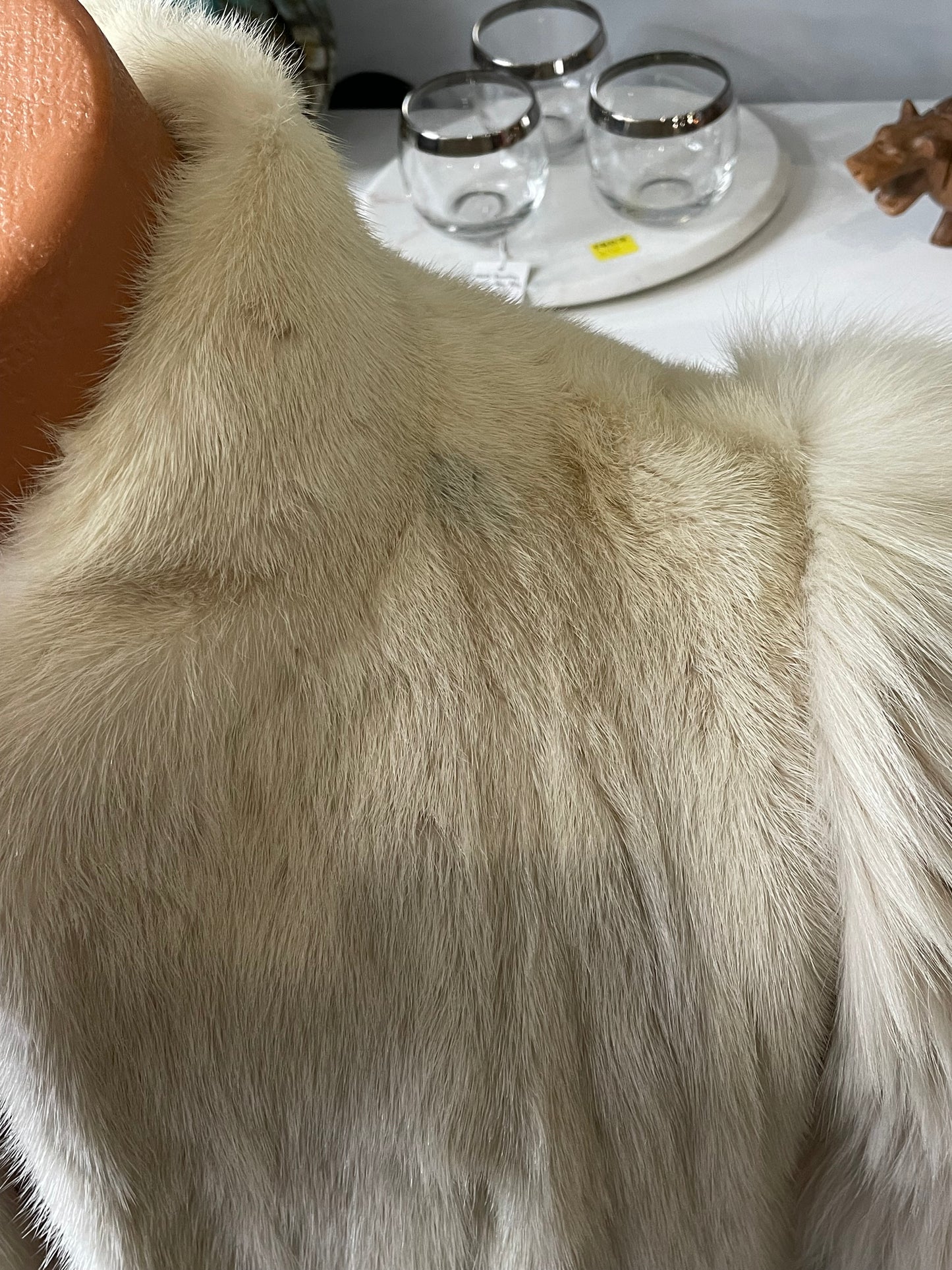 White Mink & Fox Coat | Small