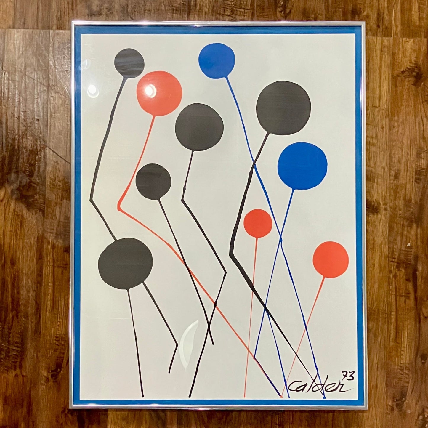 73’ Alexander Calder "Balloons" Color Lithograph 25" x 33"