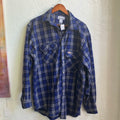 Blue Carhartt Plaid Flannel | Large