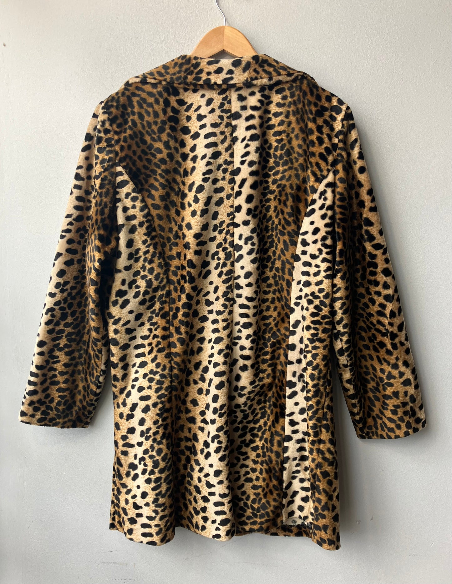 Vintage Caren Sport Cheetah Print Coat Large