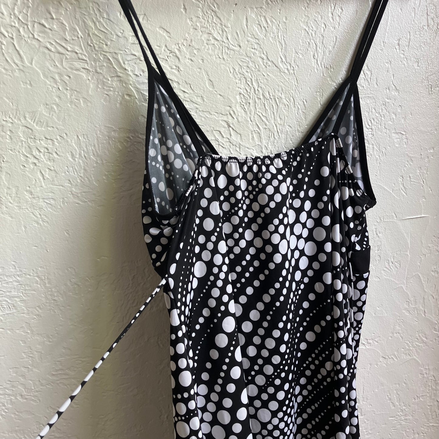 Black And White Y2K Polka Dot | XL