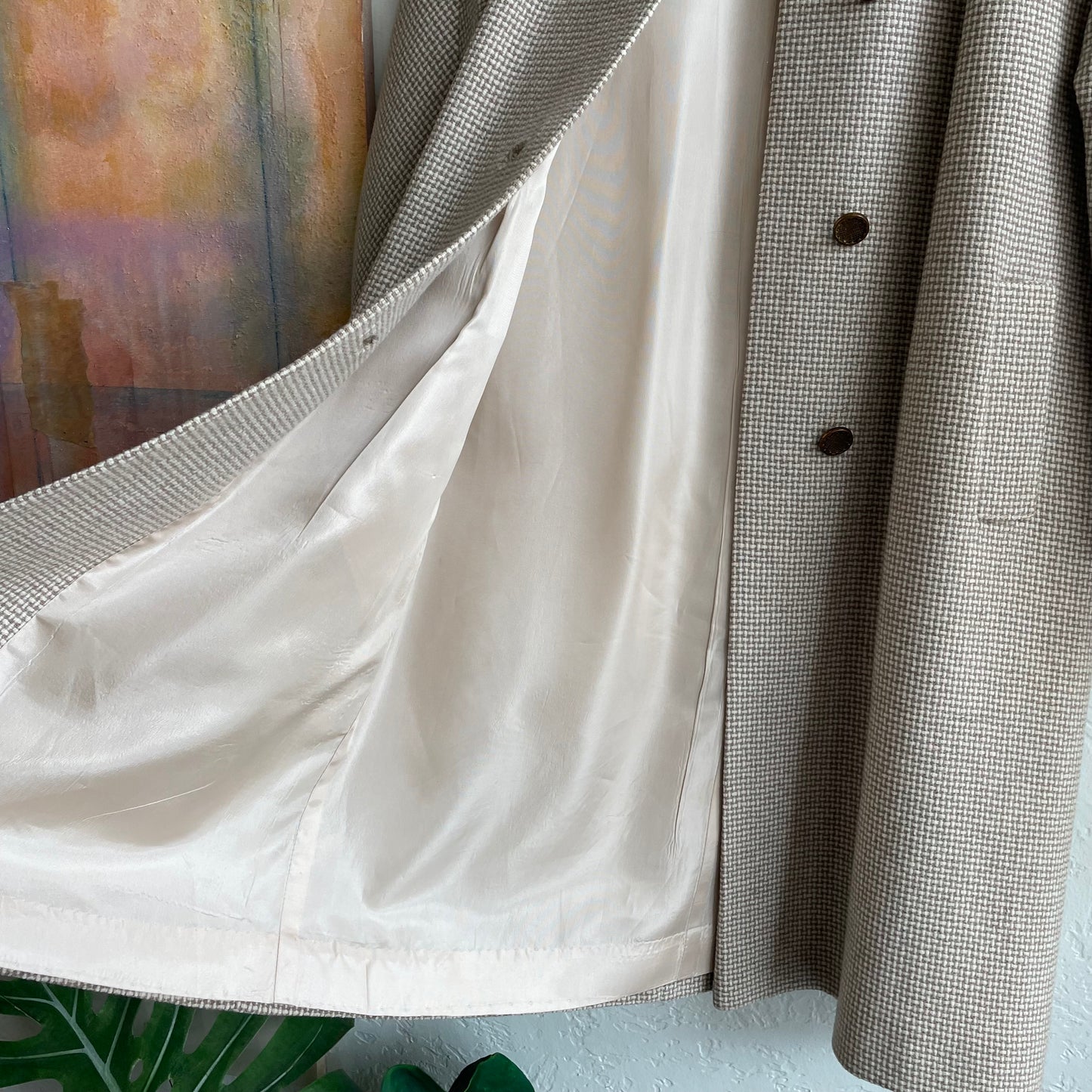 Woven Coat 1960's/70's | Large