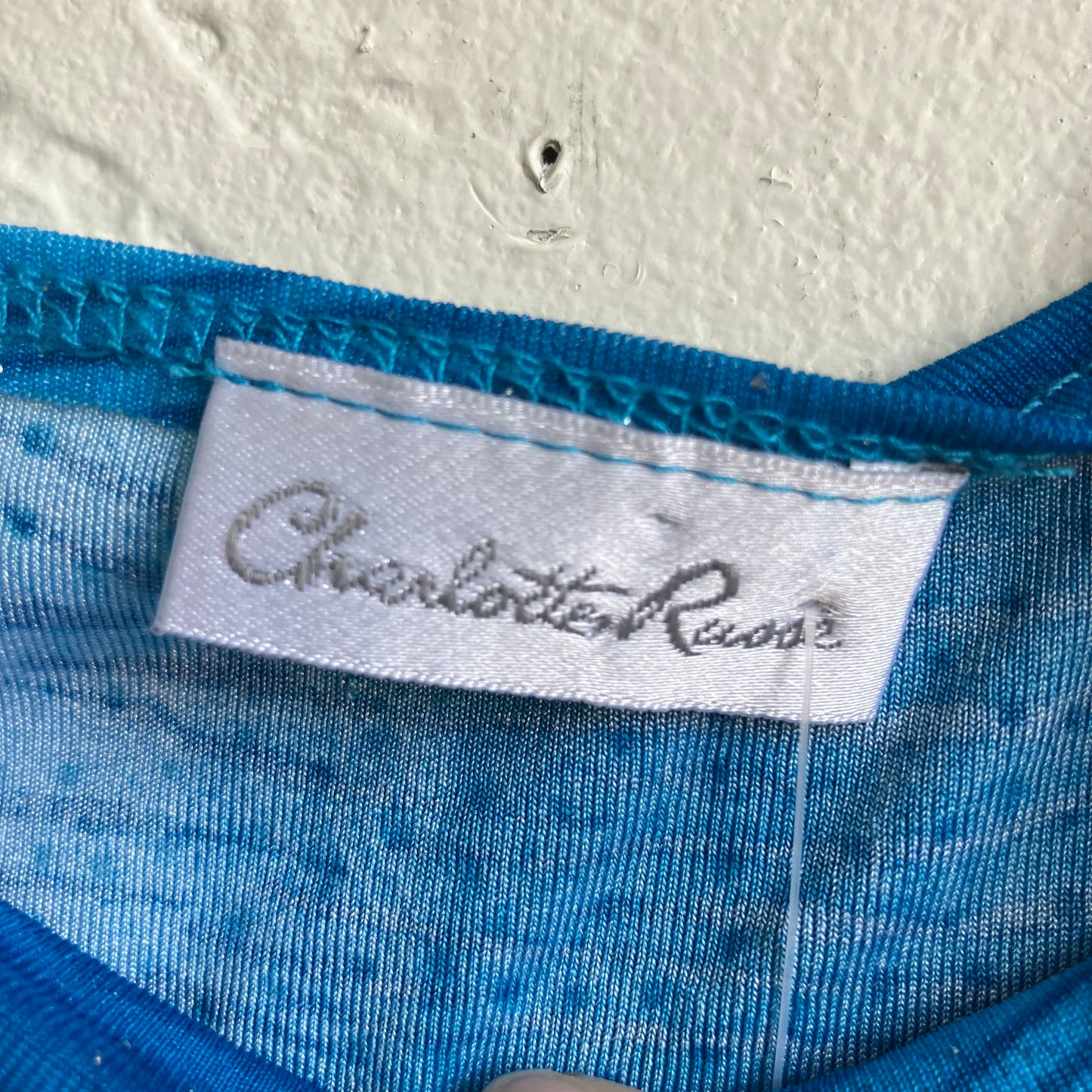 Y2K Blue Cami Tank Top Medium
