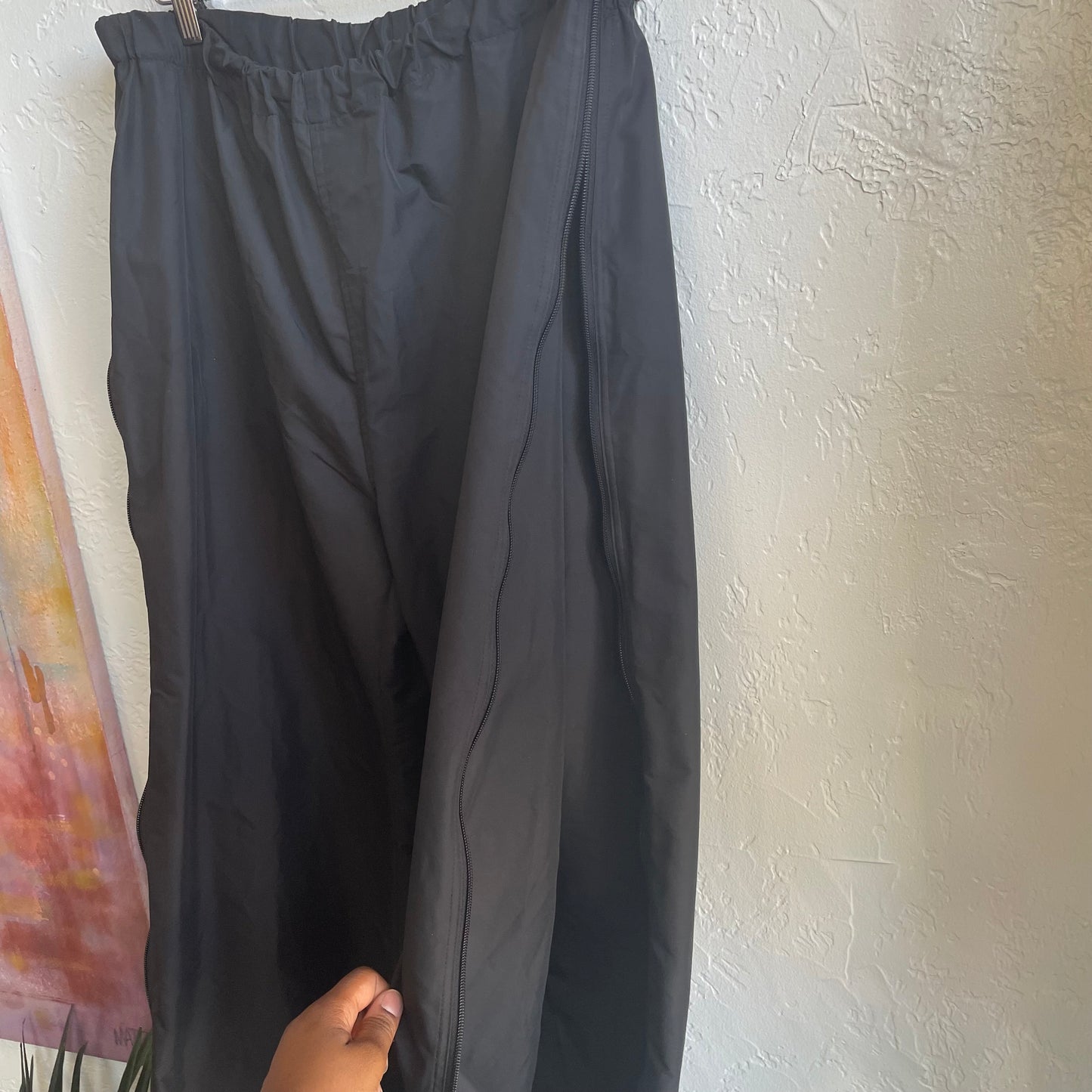 Max Mara Nylon Tarsio High Rise Side Zip Pants | Size 12