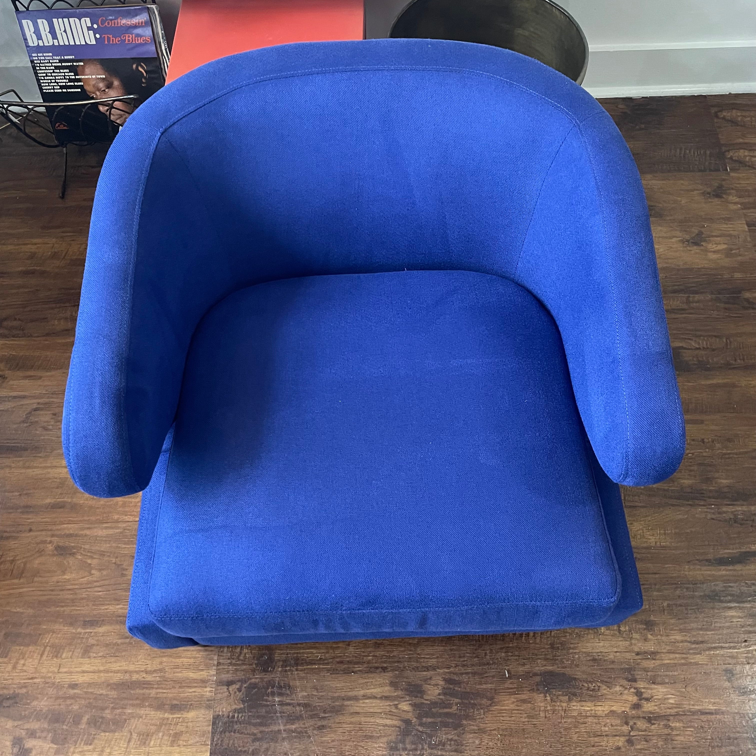 Modern Blue Accent Chair