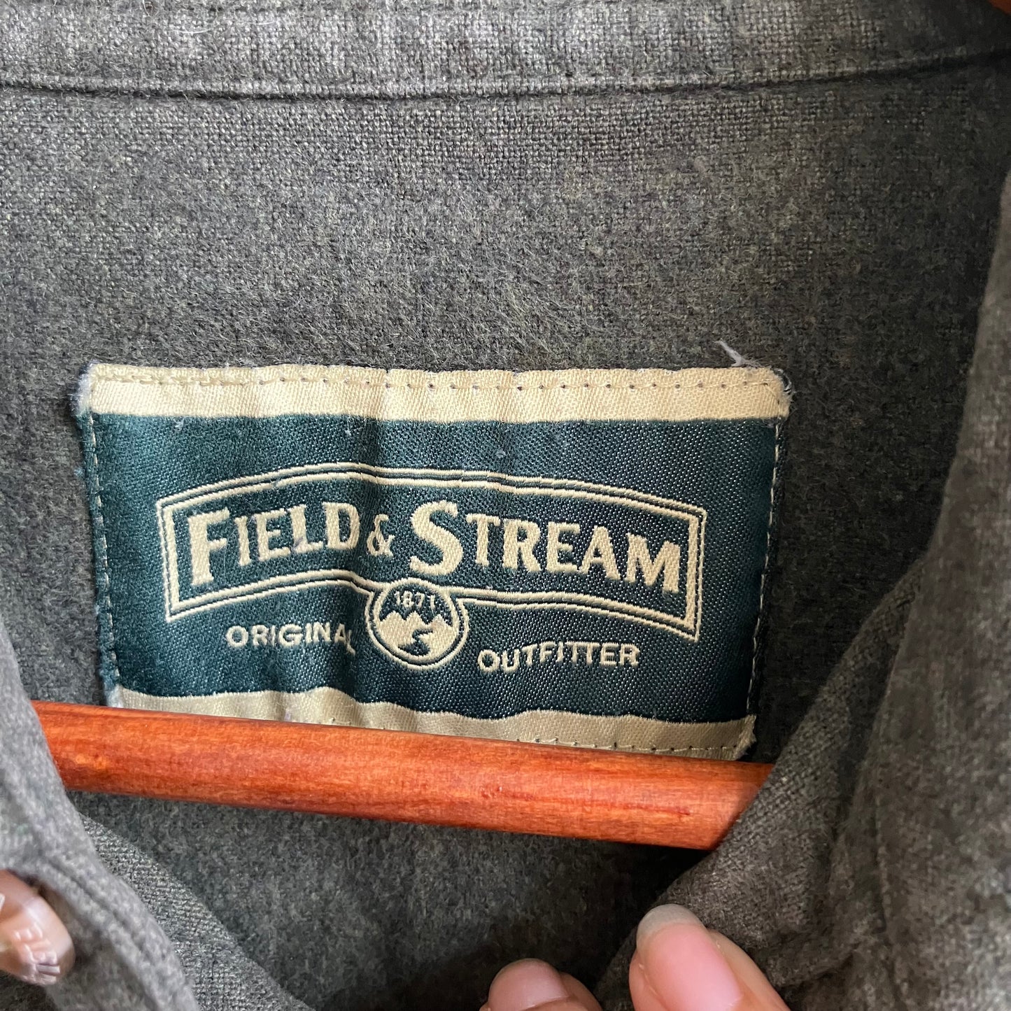 Green Flannel Button Up Shirt Medium