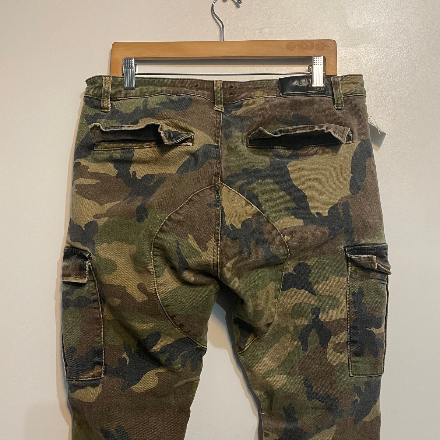 AMIRI MX1 Olive Camouflage Cargo Pants | 36 x 29