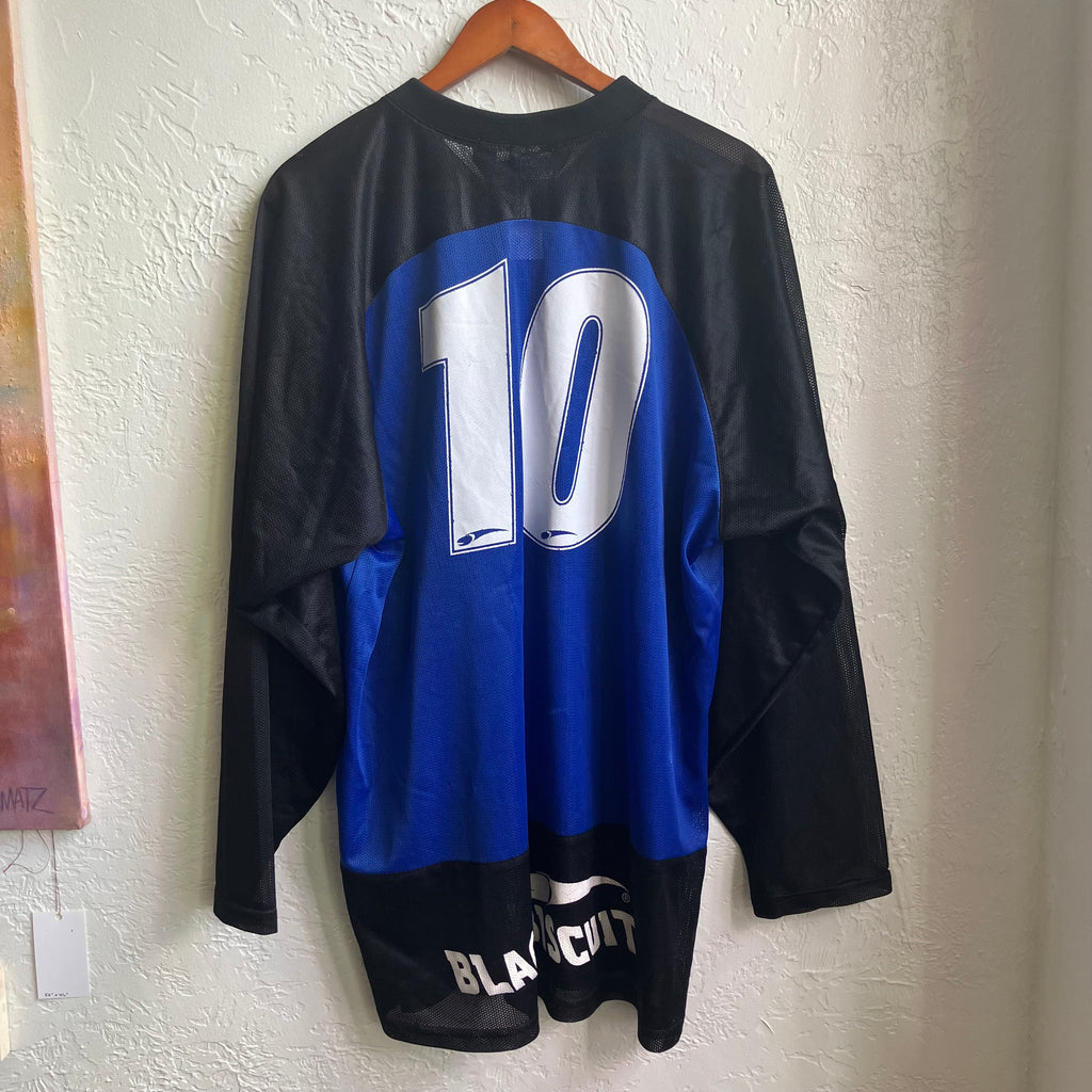 Black & Blue Hockey Jersey | Large