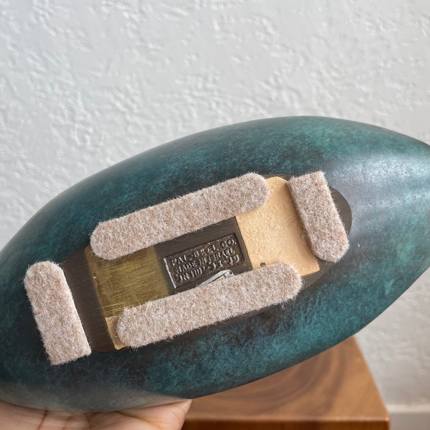 Pal-Bell Co Maurice Made in Israel Ascalon Brass Duck Trinket Dish