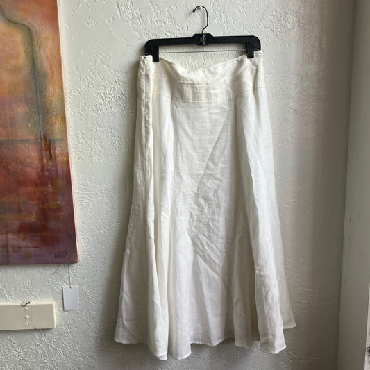 Vintage White Linen Shirt | L