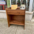 Handmade Walnut Vinyl Record Stand