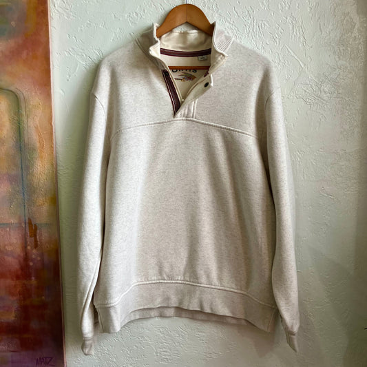 Orvis Outdoor Pullover Jacket Beige XL
