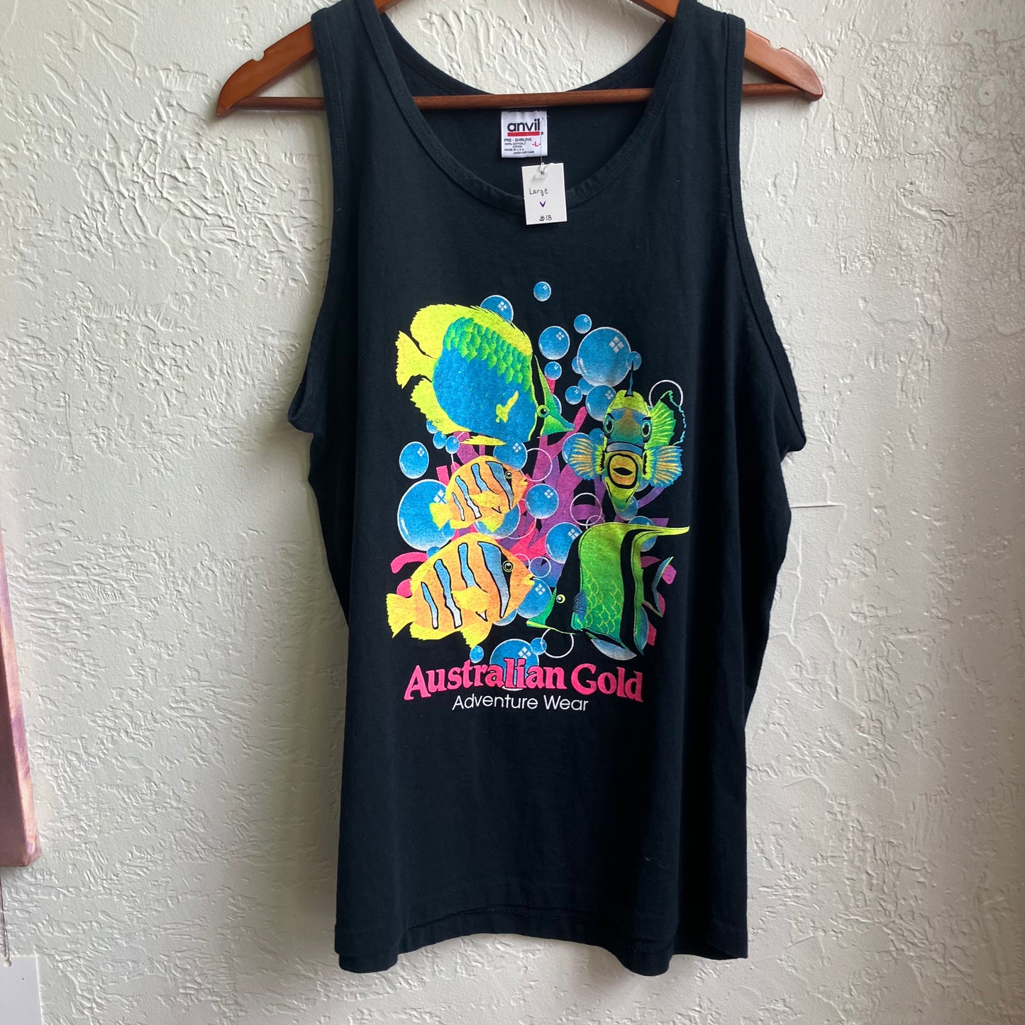 Vintage Multicolored Mens Tank | Large