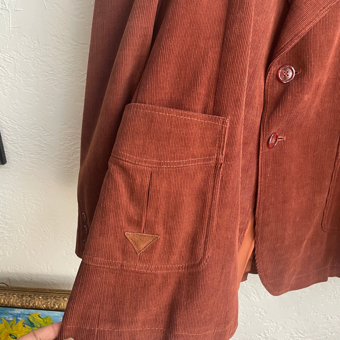 1970s Men’s 3-Piece Corduroy Suit Set | Large