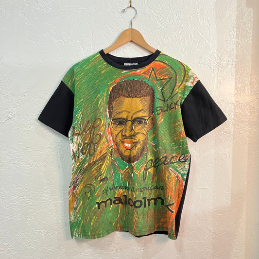 Malcolm X T-shirt Vintage 90’s| Large