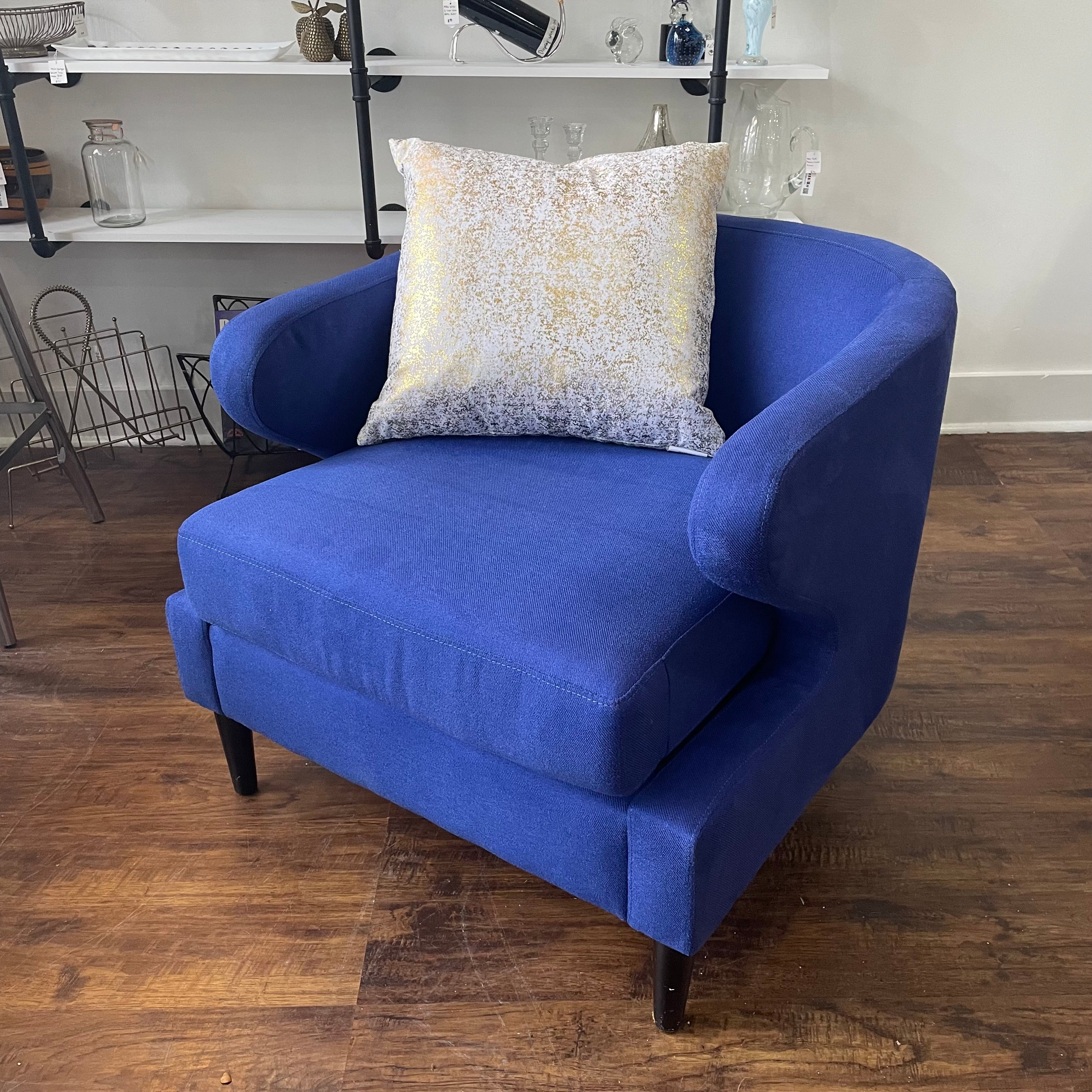 Modern Blue Accent Chair