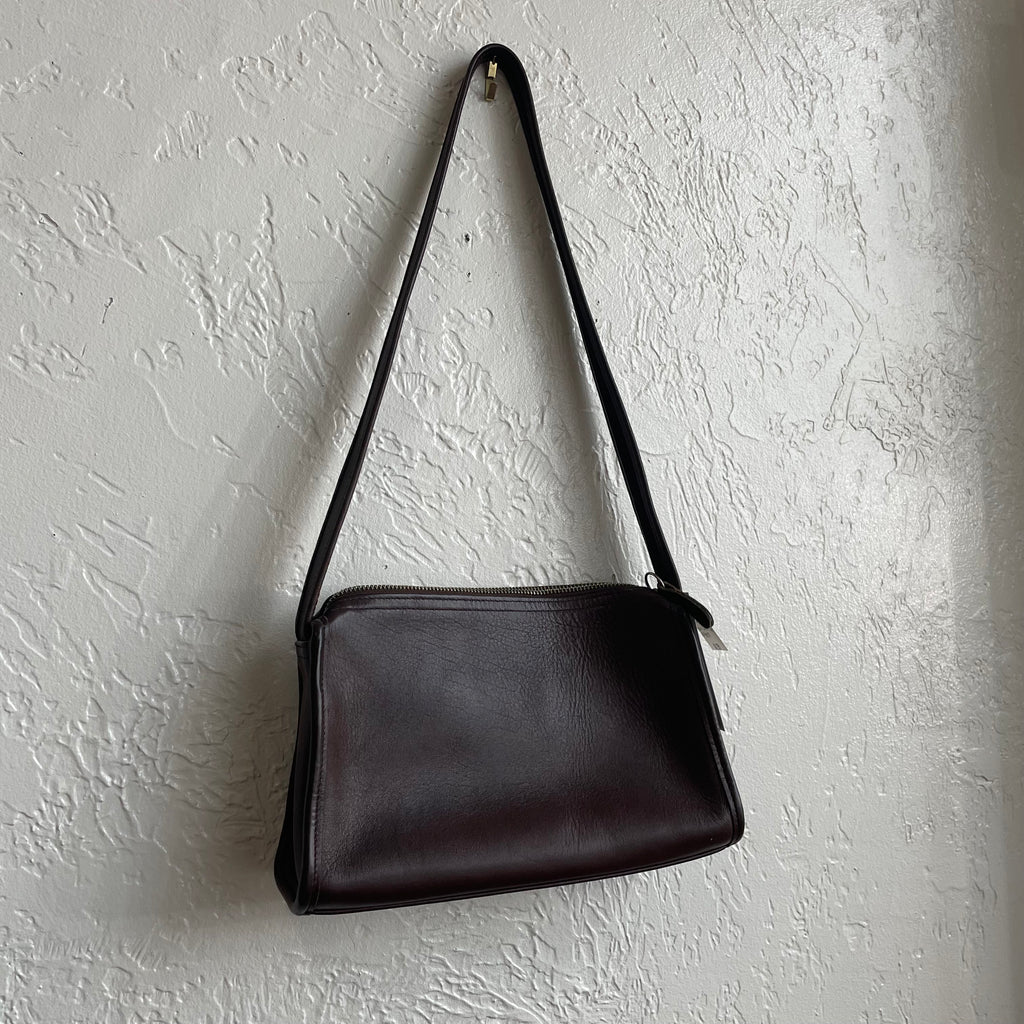 Coach Mahogany Brown Aero Small Zip Crossbody Bag #9057