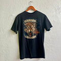 Vintage Wolf Black Harley Davidson Shirt | Medium