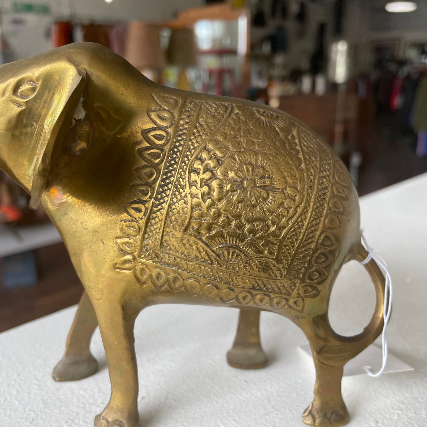 Etched Brass Elephant
