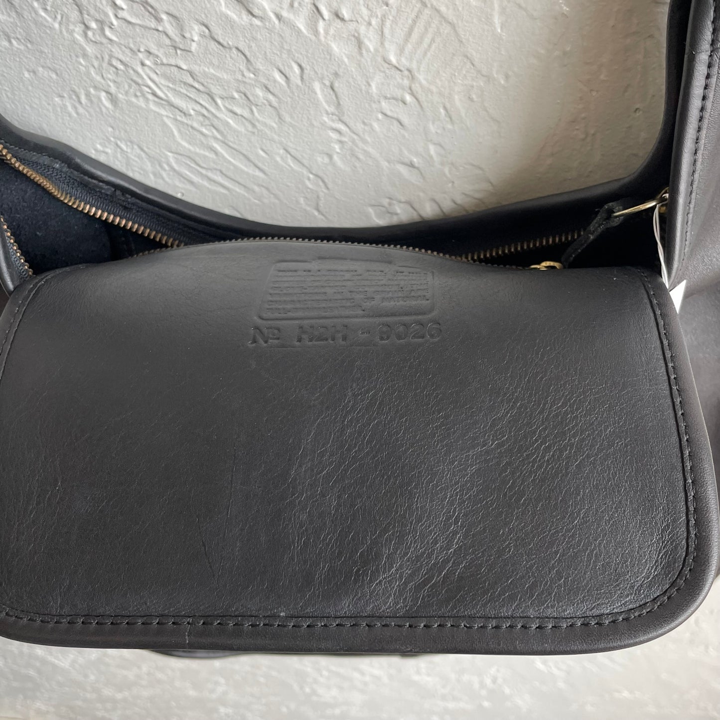 1997 Coach Vintage XL Black Ergo Hobo Bag #9026