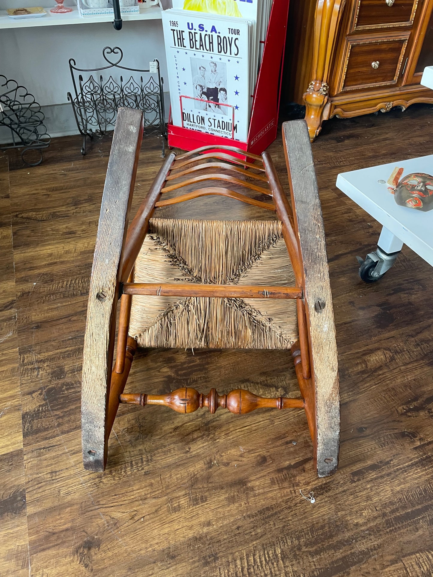 Antique Ladder Back Rocking Chair