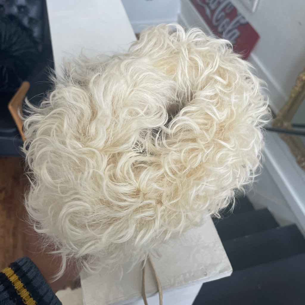 Curly Shearling Hand Warmed Muff