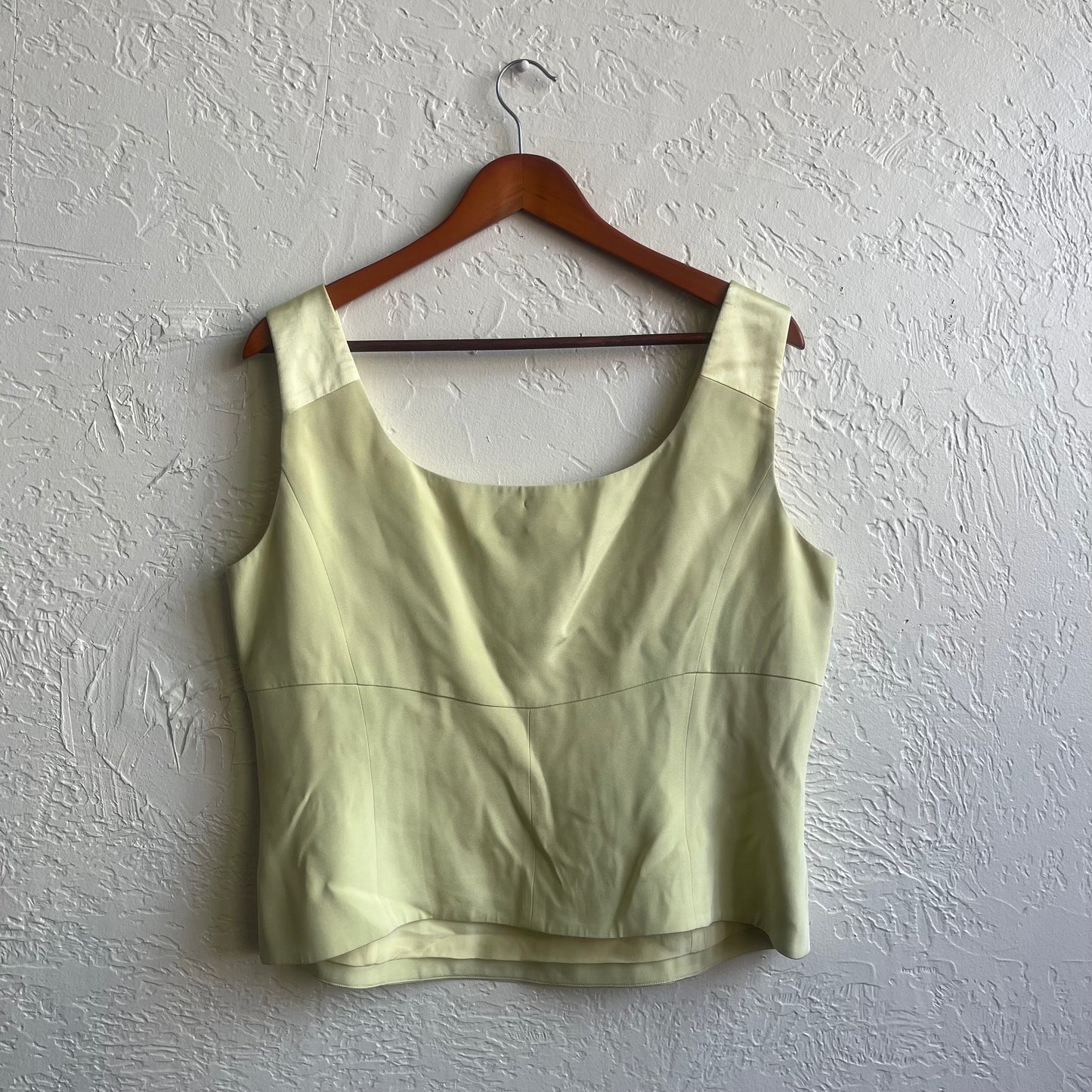 Green Vintage 90’s Crop Tank | Large